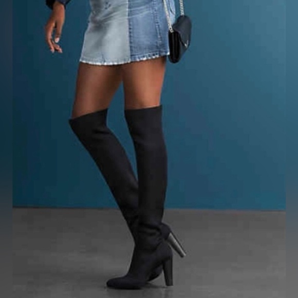 Charles David Stretch Knit Boots - Picture 16 of 16